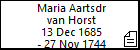 Maria Aartsdr van Horst
