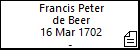 Francis Peter de Beer