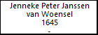 Jenneke Peter Janssen van Woensel