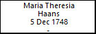 Maria Theresia Haans