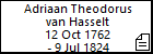 Adriaan Theodorus van Hasselt