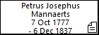 Petrus Josephus Mannaerts