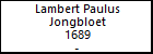 Lambert Paulus Jongbloet