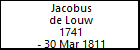 Jacobus de Louw