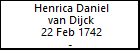 Henrica Daniel van Dijck
