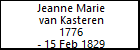 Jeanne Marie van Kasteren