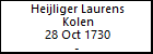 Heijliger Laurens Kolen