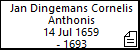 Jan Dingemans Cornelis Anthonis