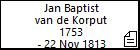 Jan Baptist van de Korput