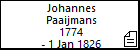 Johannes Paaijmans