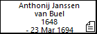 Anthonij Janssen van Buel