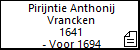 Pirijntie Anthonij Vrancken