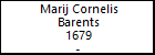 Marij Cornelis Barents