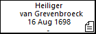 Heiliger van Grevenbroeck