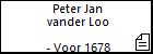 Peter Jan vander Loo