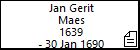 Jan Gerit Maes