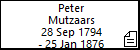 Peter Mutzaars