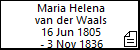 Maria Helena van der Waals