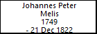 Johannes Peter Melis