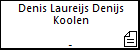 Denis Laureijs Denijs Koolen