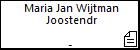 Maria Jan Wijtman Joostendr