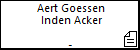 Aert Goessen Inden Acker