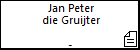 Jan Peter die Gruijter