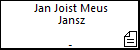 Jan Joist Meus Jansz