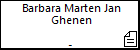 Barbara Marten Jan Ghenen