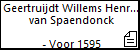 Geertruijdt Willems Henrick van Spaendonck