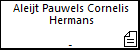 Aleijt Pauwels Cornelis Hermans