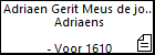 Adriaen Gerit Meus de jonge Adriaens