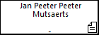 Jan Peeter Peeter Mutsaerts