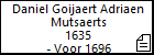 Daniel Goijaert Adriaen Mutsaerts