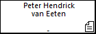 Peter Hendrick van Eeten