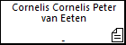 Cornelis Cornelis Peter van Eeten