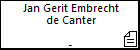Jan Gerit Embrecht de Canter