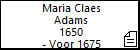 Maria Claes Adams