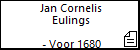 Jan Cornelis Eulings