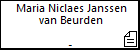 Maria Niclaes Janssen van Beurden