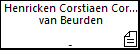 Henricken Corstiaen Cornelis Anthonissoon van Beurden