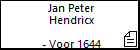 Jan Peter Hendricx