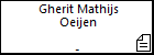 Gherit Mathijs Oeijen