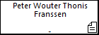Peter Wouter Thonis Franssen