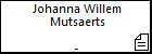 Johanna Willem Mutsaerts