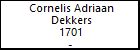 Cornelis Adriaan Dekkers