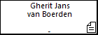 Gherit Jans van Boerden