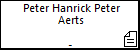 Peter Hanrick Peter Aerts