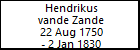 Hendrikus vande Zande