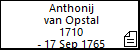 Anthonij van Opstal